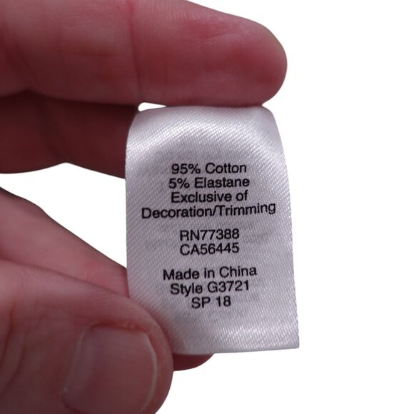 J. Crew Nightgown Sleep Dress Sz M Multicolor Floral Lace Trim Sleeveless V-Neck - Picture 6 of 7